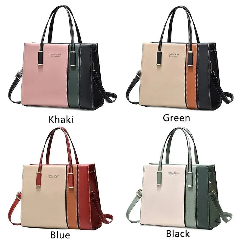 Bolsa Feminina Transversal Patchwork Vesasan